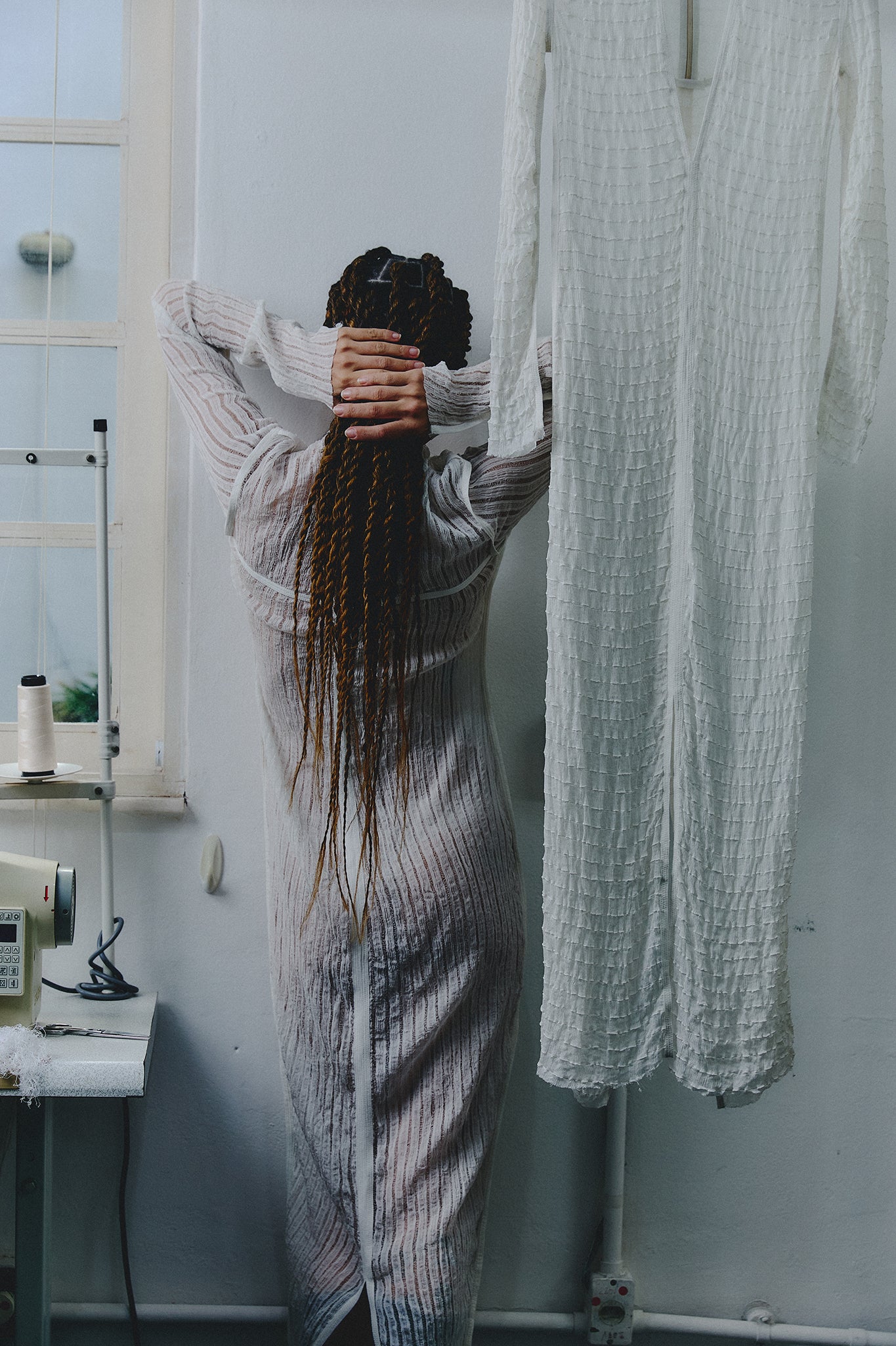 Vestido Silhueta em Seda Orgânica - Branco